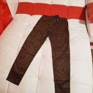 Leopard print pants